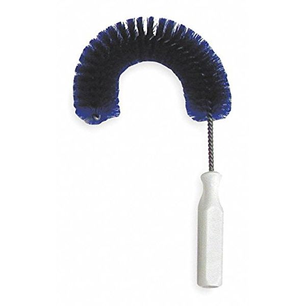 8" Blue Drain Tube and Pipe Hook Brush