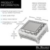 De Walden Daughter Engraved Silver Plated Trinket Box with Presentation Box