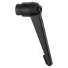 sourcing map M12 Adjustable Knobs Handle Female Thread Push Button Ratchet Quick Release Locking Rotating Bolt for Lathe Machinery, Black