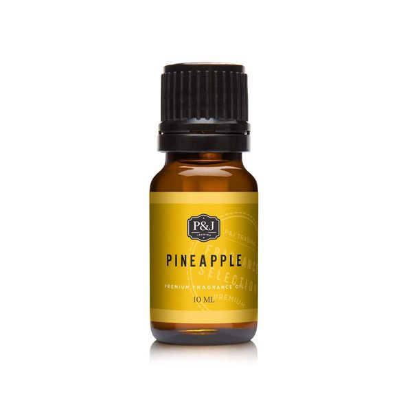P&J Trading Fragrance Oil | Pineapple Oil 10ml - Candle Scents for Candle Making, Freshie Scents, Soap Making Supplies, Diffuser Oil Scents