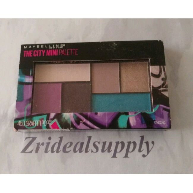 MAYBELLINE THE CITY MINI PALETTE EYESHADOW GRAFFITI POP SEALED