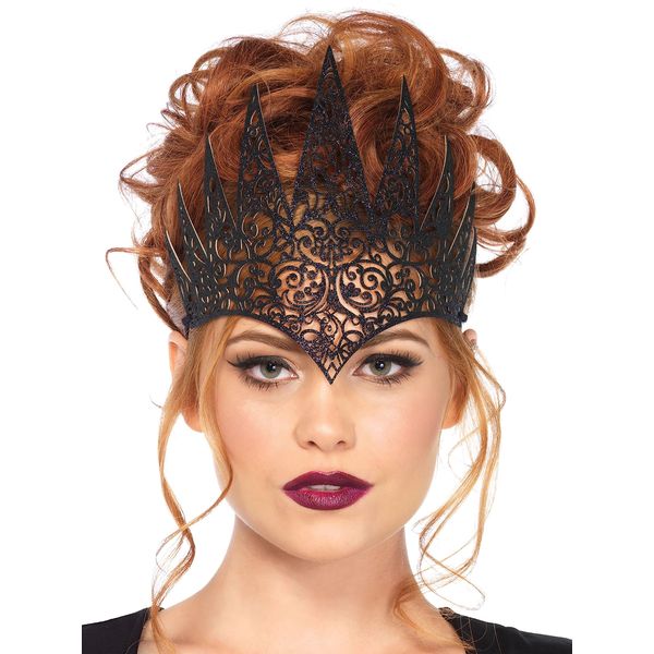Leg Avenue Die Cut Royal Crown, Black