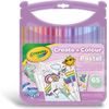 CRAYOLA Briefcase 65 Washable markers pastel colors