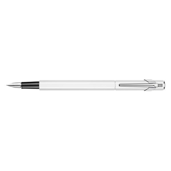 Caran d'Ache 840.001 Medium Nib 849 Fountain Pen - White