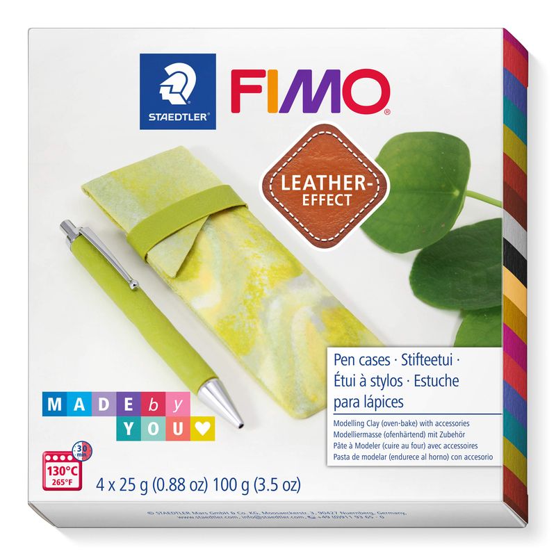 STAEDTLER Fimo Leather-Effect Set "Marble Effect Pencil Case with ...
