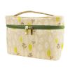 AF8362 Vanity Pouch, Slim Type, Makeup Pouch, Makeup Box, Divider Board, Functional, Scandinavian, Beige