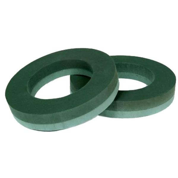 8" Wet Foam Wreath Ring Foam Backed (3719)