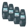 Dove Men+Care Clean Comfort Roll on Deodorant 4-Pack