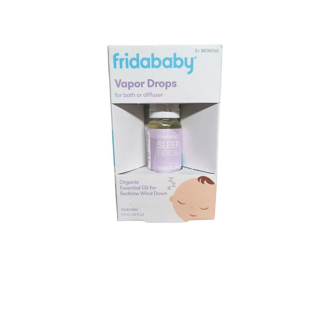 FRIDABABY VAPOR DROPS FOR BATH OR DIFFUSER ORGANIC ESSENTIAL OIL FOR BEDTIME LAV