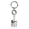Cadillac V Logo Engine Piston Style Chrome Metal Key Chain