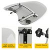 18"x16"Motorcycle Windshield Windscreen for 7/8''1"Handlebars For Harley Softail