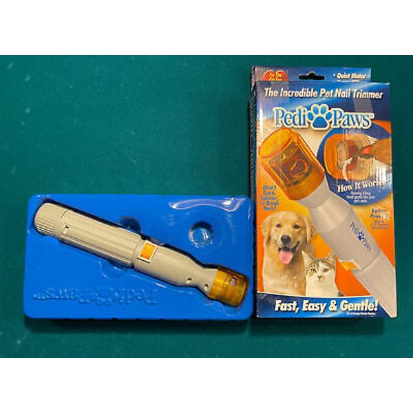 “As Seen On TV” Pedi Paws Pet Nail Trimmer, Battery Powered, Dogs & Cats,