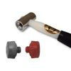 Thor 710 Nylon Faced Window Glazing Hammer/Mallet - with Soft Grey & Medium Red Head