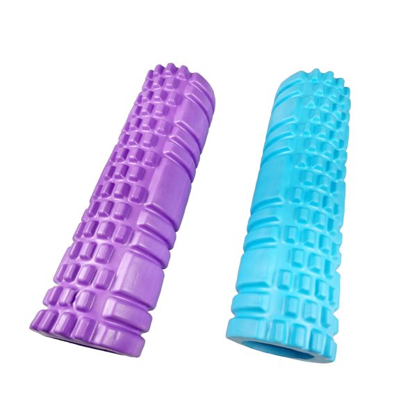 Heel Body EVA Massage Foam Roller Protrusion Acupressure Purple/Blue, Purple