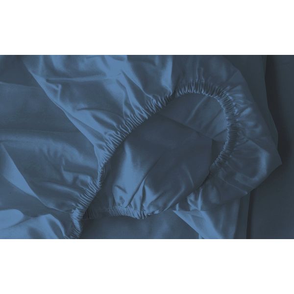 Gabel DiPiù Colore e Benessere Bottom Sheet, Percale 200x175x0.3 cm Riviera