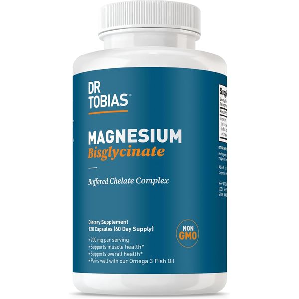 Magnesium Bisglycinate, High Absorption Magnesium Buffered Chelate Complex, 2...