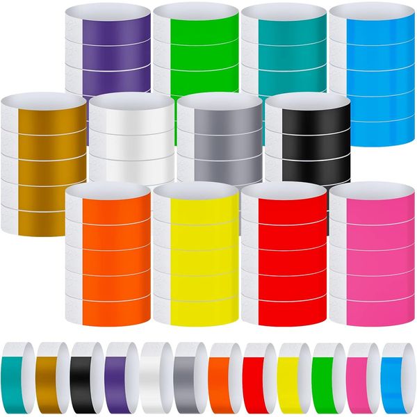 Pulseras de papel Pulseras de neón Pulseras impermeables
