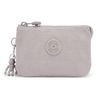 Kipling CREATIVITY S Small purse, Pouches, Cases, Grey Gris (Grey)