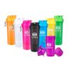 SmartShake Slim Black 16.9 fl oz (500 ml) Multifunctional Protein Shaker