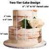 Olicky 28 Pcs Plastic Cake Dowels, 9.5 Inch White Plastic Cake Supports Rods