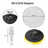 7Pcs 4inch Car Lambs Wool Bonnet Buffing Wheel Pad Buffer Polishing Polisher Kit