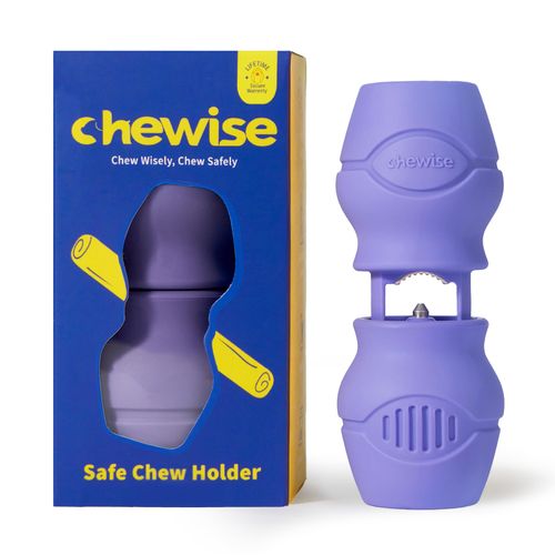 PetClan Chewise Bully Stick Holder, Improved Bully Sticks Holder, Ultimate Secure Heavy Duty, BPA-Free Safety Device to Prevent Choking, Fits Various Bully Sticks and Dog Sizes