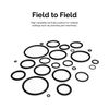 NEIKO 407 Rubber O-Ring Assortment Kit, Buna-N Gasket Sealing Rings and Replacement O-Rings, 32 SAE Sizes, 407-Piece Kit
