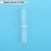 RATCHROLL 5 Pcs Plastic Hose Barb Fitting 5/32" Stright Barb Hose Connector Clear PP