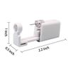 2 Pack Self Ear Piercing Kit, Ear Piercing Gun Kit Self Ear Piercing Gun Self Ear Piercing Gun Kit Tool With Earrings (White)