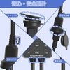 Timer, Outlet, Rainproof Type, Directly Connected to Outlet, Black, Automatic Button, Outdoor, Energy Saving, Easy Operation, Power Timer, Outlet with Timer, Power On/Off, Security Prevention,
