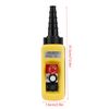 Hoist Up Down Switch, Pendant Crane Control Switch, Hoist Crane Pendant Pushbutton Switch Up-Down Push Button Switch Lifting Pendant Controller with Emergency Stop