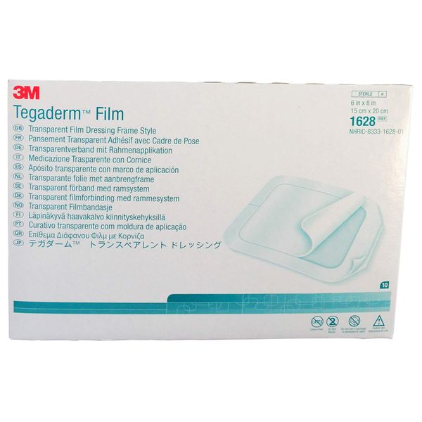 Tegaderm Transparent Dressing, 6 x 8 Inch, 10 Count by Tegaderm