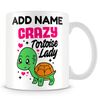 MUGGZ Tortoise Mug Personalised Gift – Crazy Tortoise Lady