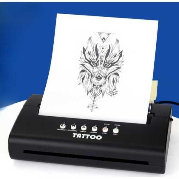 Tattoo Printer Tattoo Transfer Machine Self Printing Machine Inkjet Stencil Printer Copier Tattoo Machine Tattoo Supplies Henna Design