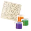 SES Creative 00418 - Dough Dinosaurs with Wooden Skeletons - Interactive Craft Kit
