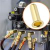 ECSiNG 100pcs Brass Compression Insert Suitable for 1/8inch Tube Outer Diameter for Water Oil Air Pipe
