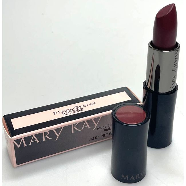 New Mary Kay BLAZE Creme Lipstick .13 oz. Full Size