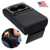 US Auto Center Console Armrest Cover Pillow Cushion with Cup Holder Memory Foam