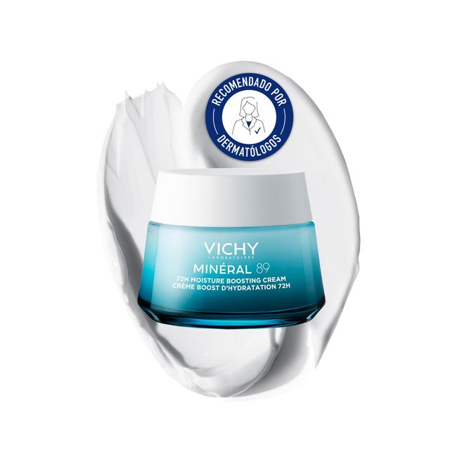 VICHY Mineral 89 Cildi Güçlendiren 72 Saat Nemlendirici Bakım Kremi, Normal ve Karma Ciltler 50 ml