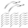 sourcing map 30Pcs Window Screen Tension Spring, Corner Mount Flat Window Spring Clips