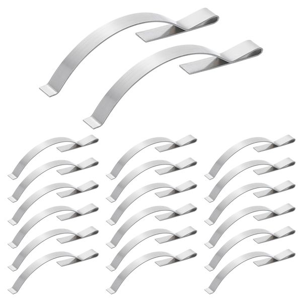 sourcing map 30Pcs Window Screen Tension Spring, Corner Mount Flat Window Spring Clips