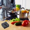 PATIKIL 60 Minute Visual Countdown Timer with 2 Mechanical Winding Timers for Home Kitchen Cooking Classroom Learning Tools White-Black