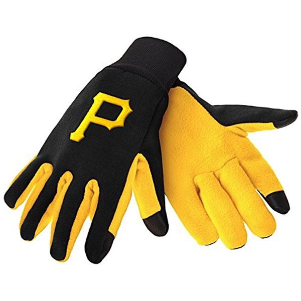 FOCO Pittsburgh Pirates Color Texting Gloves