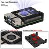 Geekworm Raspberry Pi 5 Case with PWM Fan & GPIO Headers (P511-A)