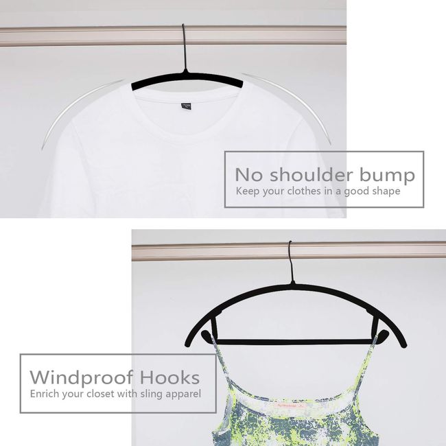 Review -Timmy Plastic Clothes Hangers 50 No Shoulder Bump Suit  Sweater,Coat,Jacket,Pant,Shirt,Dress. 