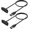BNBUKLTD Compatible For Fitbit Inspire HR/Fitbit Inspire 2 / Ace2 Charger Case Replacement USB Charging Dock Adapter Cable Multipack (100cm 2 Pack)