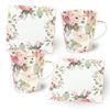 Pair TEAROAD5000 Mug Square Set, Edinburgh, Made in Japan