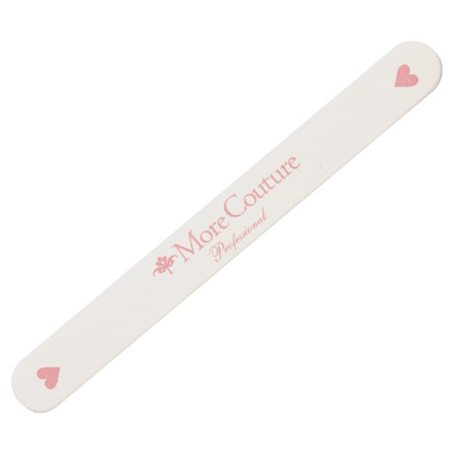 More Couture Nail File Heart Emery 120/240G Available for next day delivery [Compatible with Nekoposu]