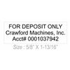 Rubber piece no Mount Custom 3 line Text stamp for Self Inking Rubber Stamps