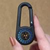 Azeeda 'Body Builder ' Compass Keyring (KC00029959)